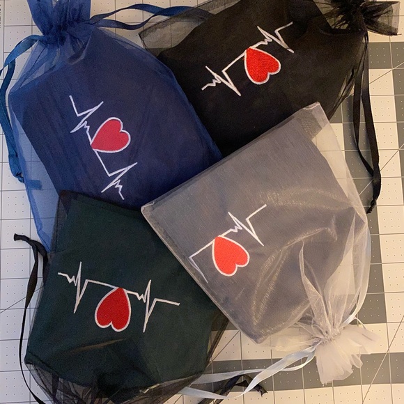 COPY - Unisex EKG Rhythm Surgical Cap - Picture 2 of 10